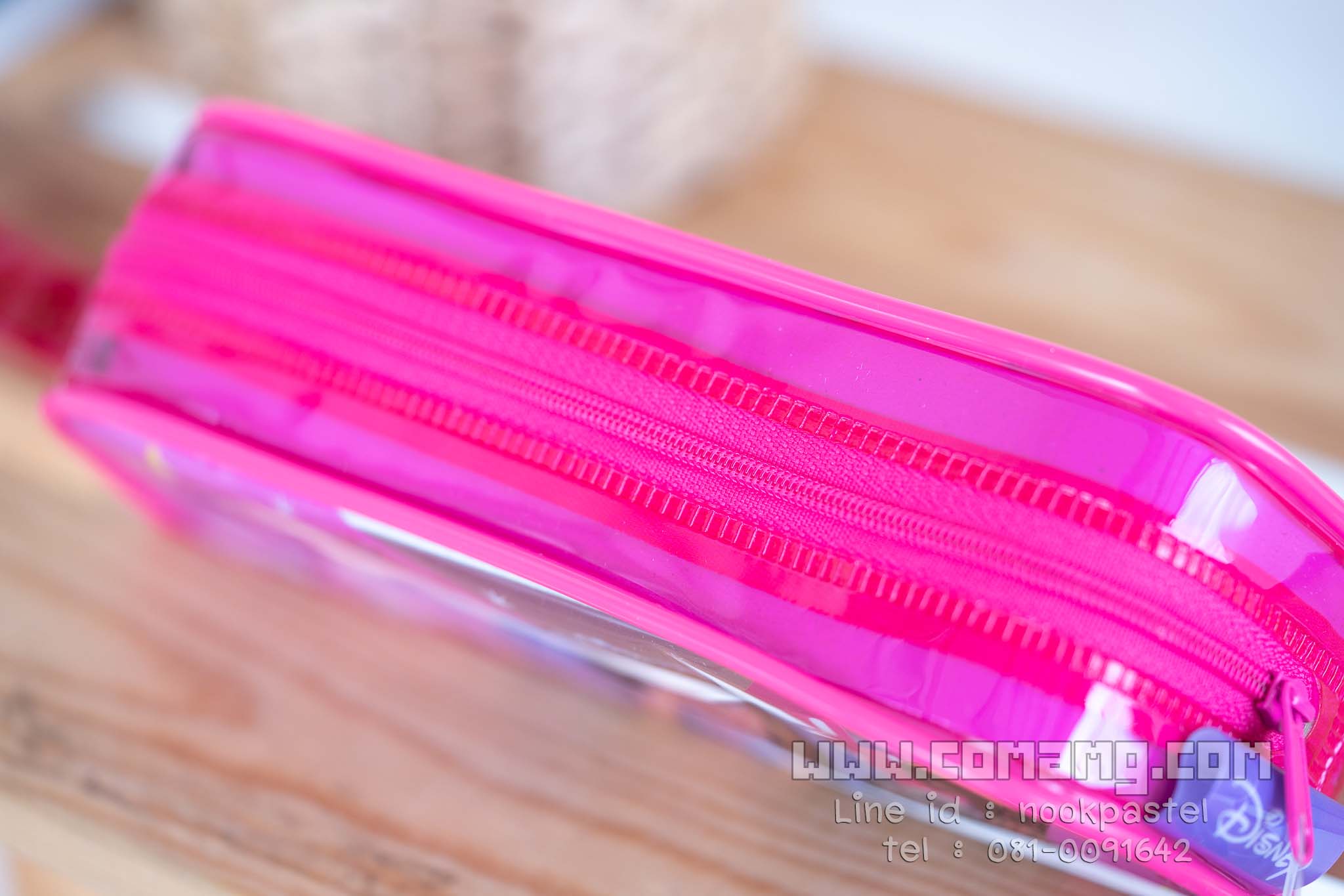 กระเป๋าใส่เครื่องเขียนPVC ลายเจ้าหญิงโซเฟีย ทรงสี่เหลี่ยมคางหมู