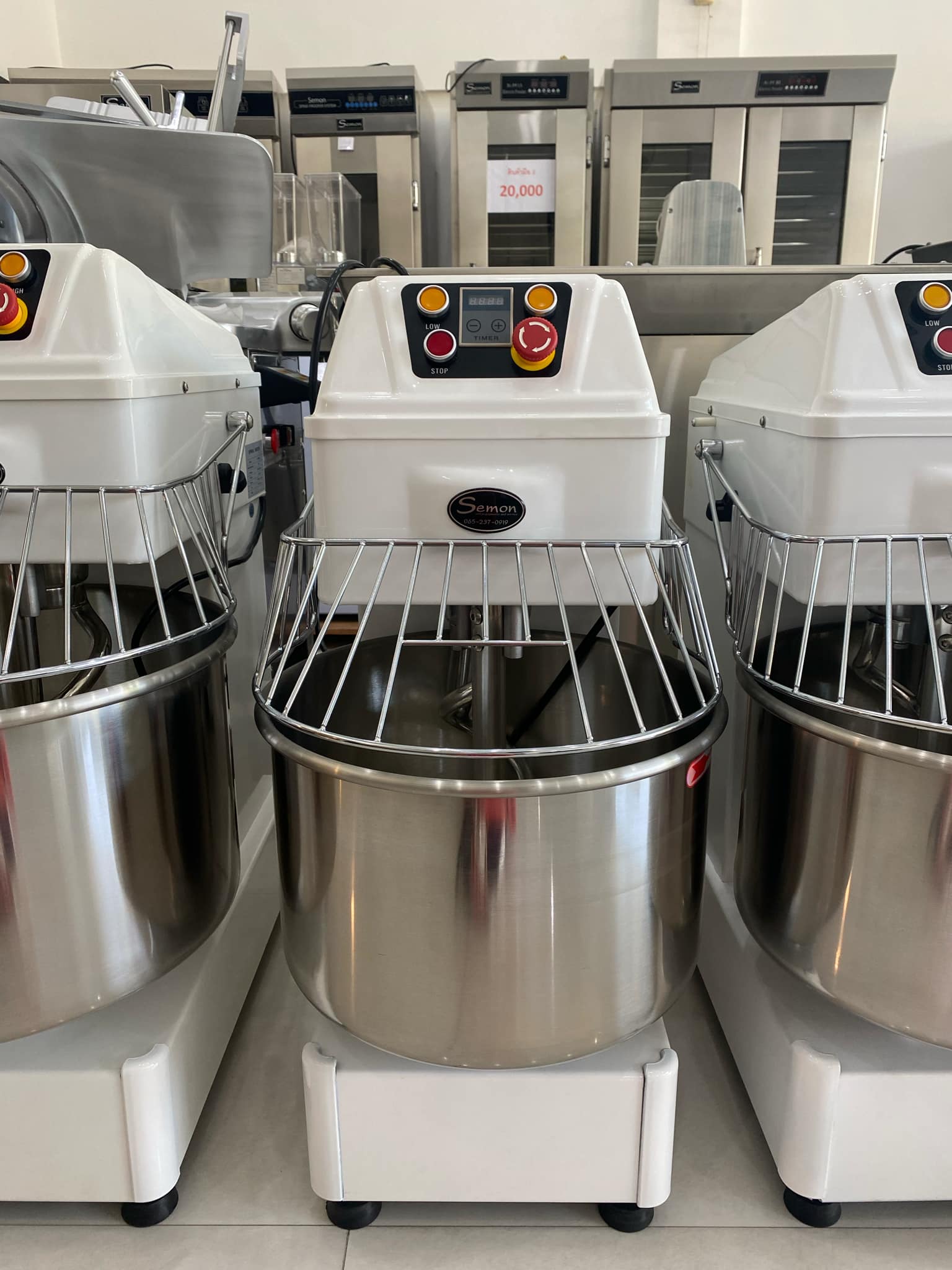 เครื่องนวดแป้ง 30 ลิตร 2 สปีด Si-SM30 แบรนด์ Semon