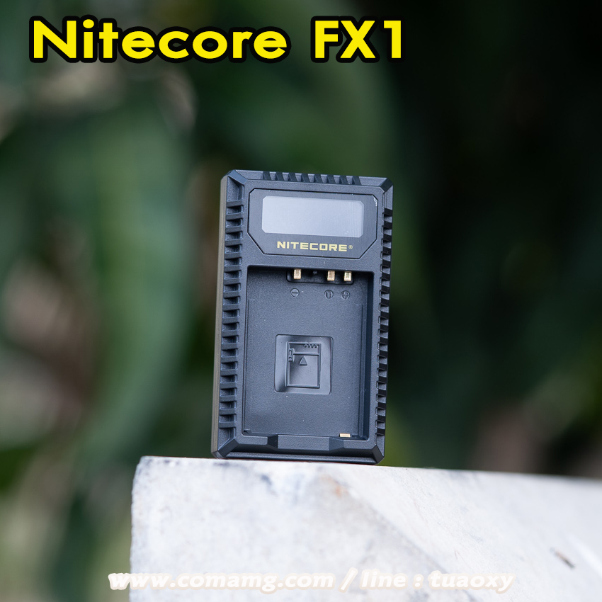 Nitecore FX1 แท่นชาร์จสำหรับกล้อง FujiFilm NP-W126/W126S