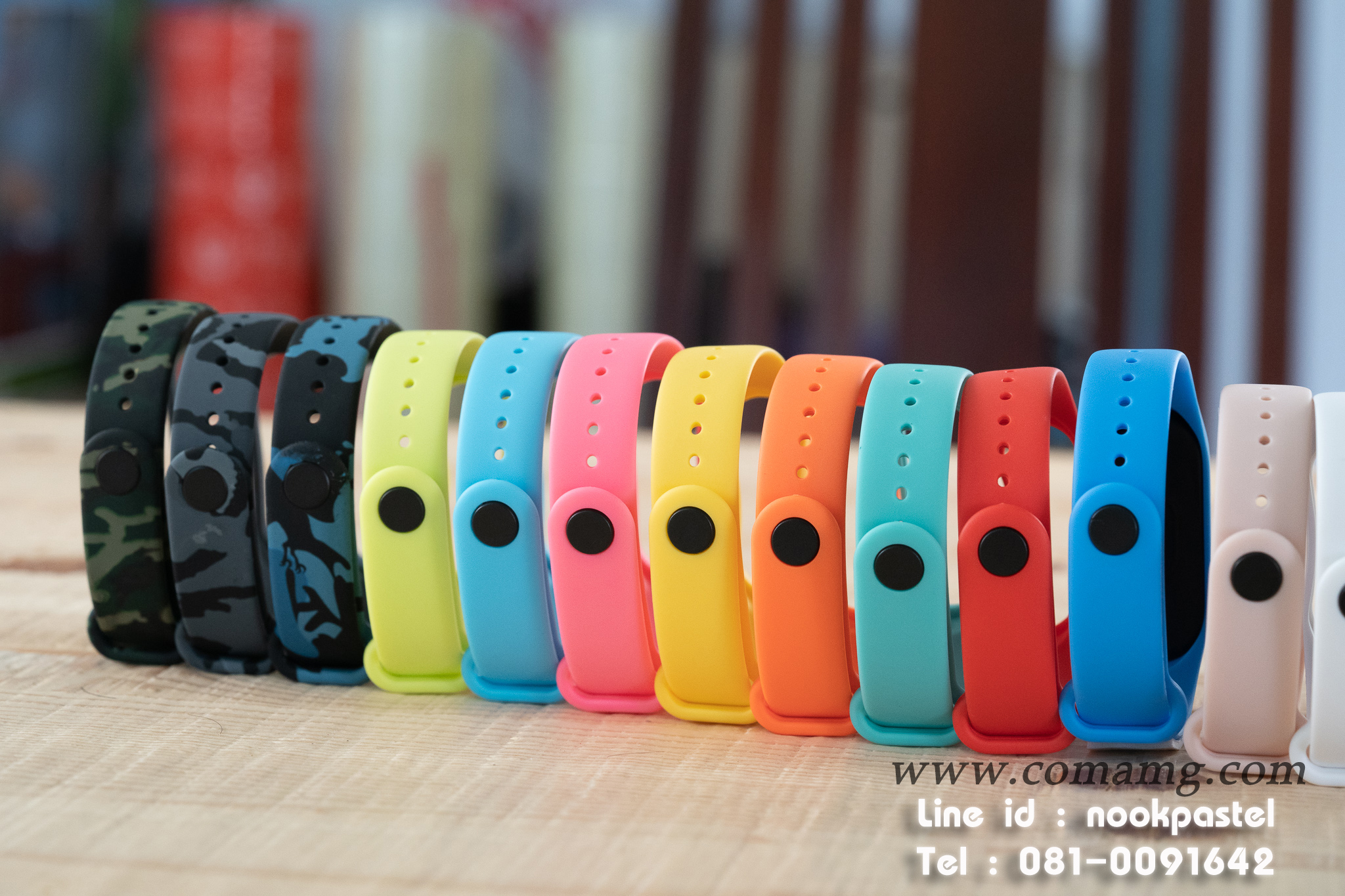 สายXiaomi Mi Band 4/3 สายยางซีลีโคน (ลิงค์1)