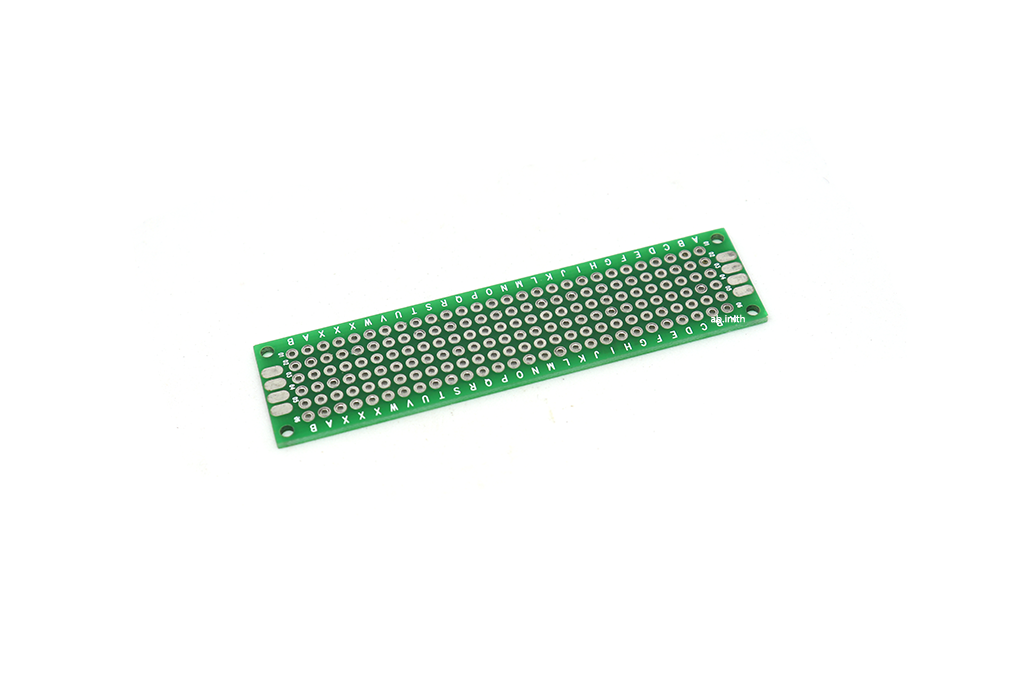 Prototype PCB Board 2x8 cm สีเขียว แผ่นปริ้นไข่ปลา แผ่นปริ๊นอเนกประสงค์