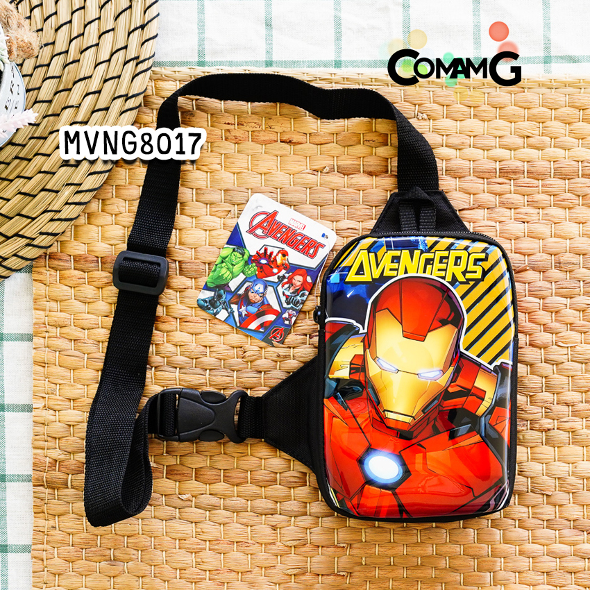 กระเป๋าคาดอกเด็ก กระเป๋าเด็ก รุ่นทรงสี่เหลี่ยม ลิขสิทธิ์แท้ คาดอก มีหลายลาย