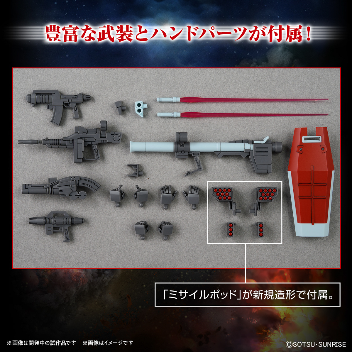 <Preorder ปิดวันที่2/7/2023 > 🔔เปิดรับPreorder ไม่ต้องมัดจำ HG 1/144 GM (with shoulder cannon/missile pod)