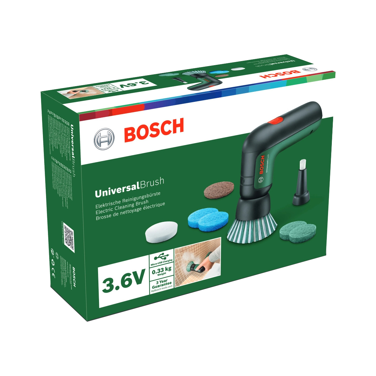 BOSCH แปรงทำความสะอาดไร้สาย [06033E0050]