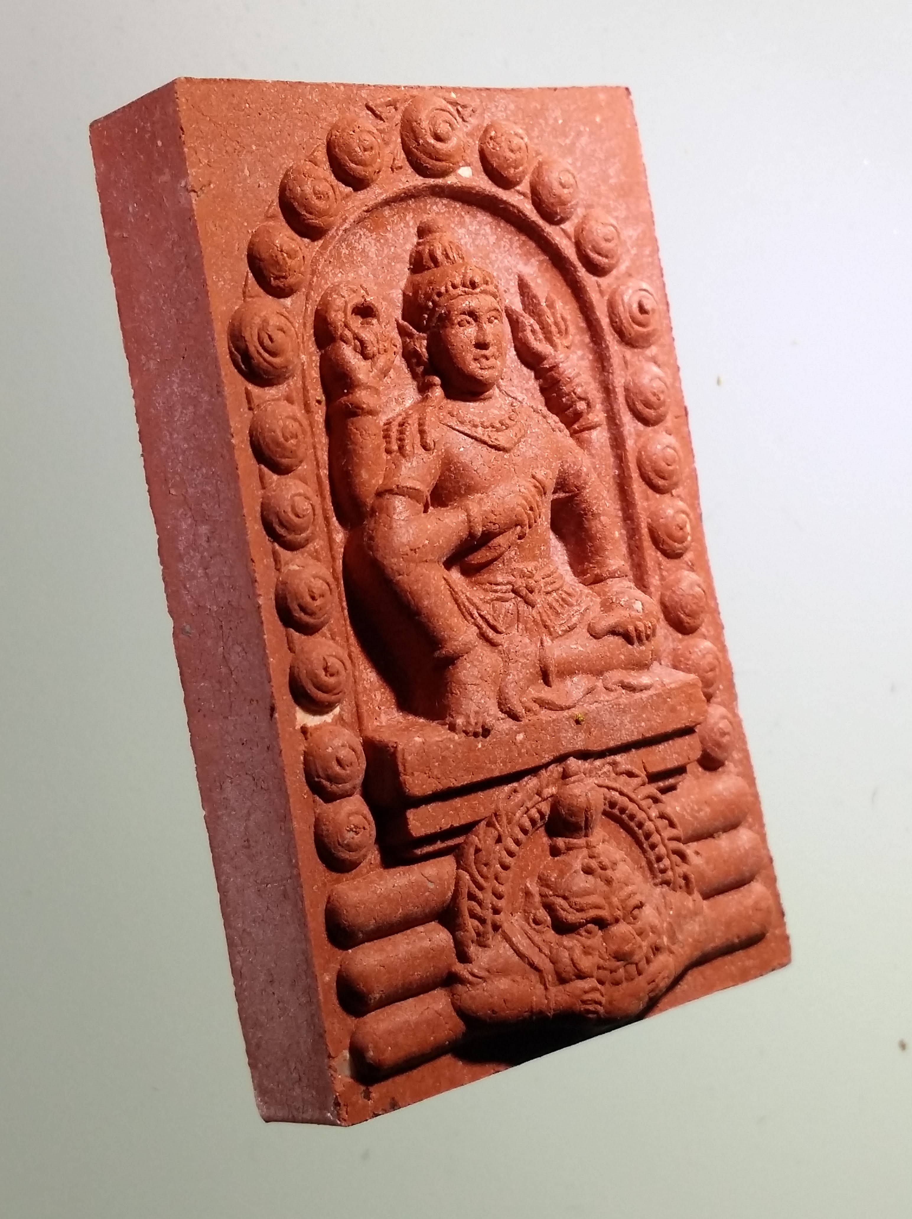 รหัสสินค้า จตุคามรามเทพ 486 พระเทวราชโพธิสัตว์จตุคามรามเทพ หลังพระแม่ธรณีบีบมวยผม รุ่น สิริมงคล ปี 49