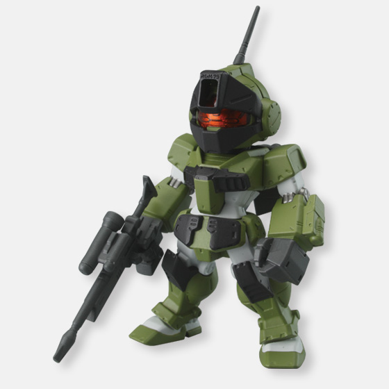 กันดั้ม ฺBandai Candy Toy FW Gundam Converge 9 No.55 RGM-79SC GM Sniper Custom