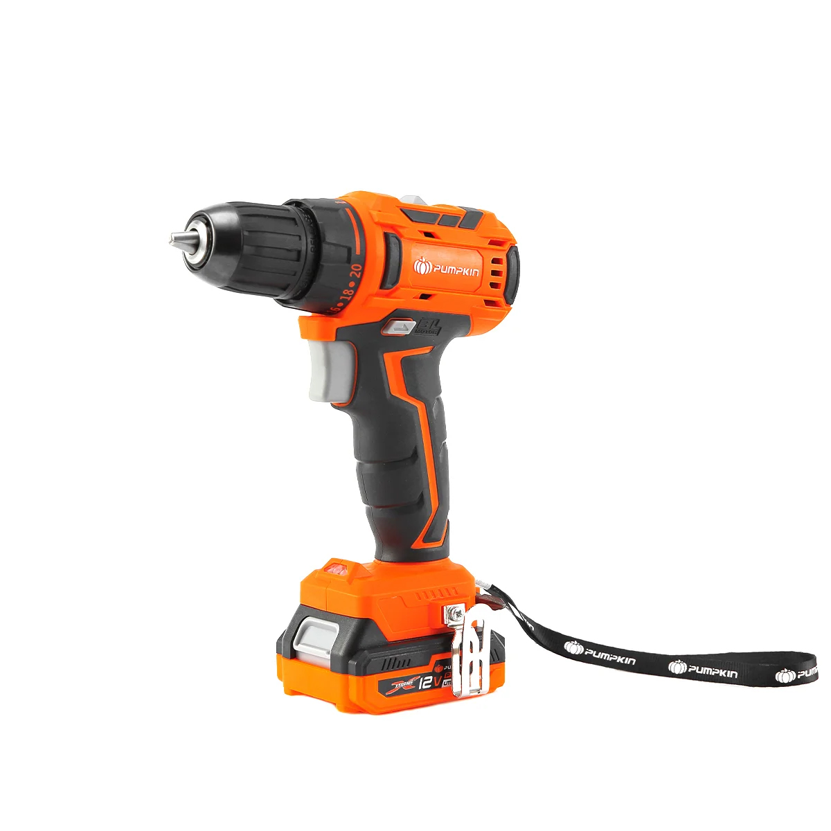 Pumpkin สว่านไร้สาย 10mm.12V (ไร้แปรงถ่าน) XT-10DBL [50270]