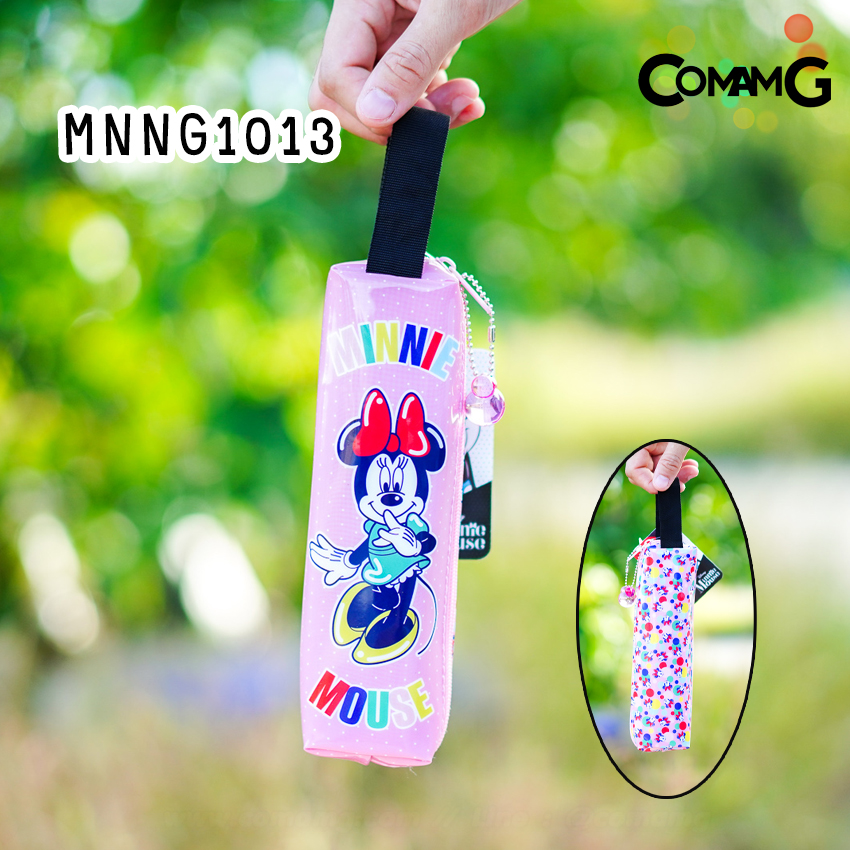 กระเป๋าดินสอ ทรงกระบอกเหลี่ยม กระเป๋าผ้า กระเป๋าใส่ดินสอ ลายการ์ตูนลิขสิทธิ์แท้