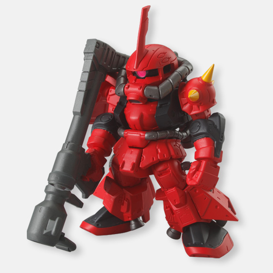 กันดั้ม Bandai Candy Toy FW Gundam Converge 6 No.37 MS-06R-2 Zaku II High Mobility Type [Johnny Ridden's Custom]