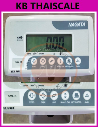 เครื่องชั่ง 500 กิโลกรัม ตาชั่ง 500 กิโลกรัม เครื่องชั่งดิจิตอล ตาชั่งดิจิตอล เครื่องชั่งน้ำหนักดิจิตอล 500 กิโลกรัม ความละเอียด 50 กรัม ขนาดแท่นชั่ง 50x60cm. ยี่ห้อ NAGATA รุ่น SW-B Series