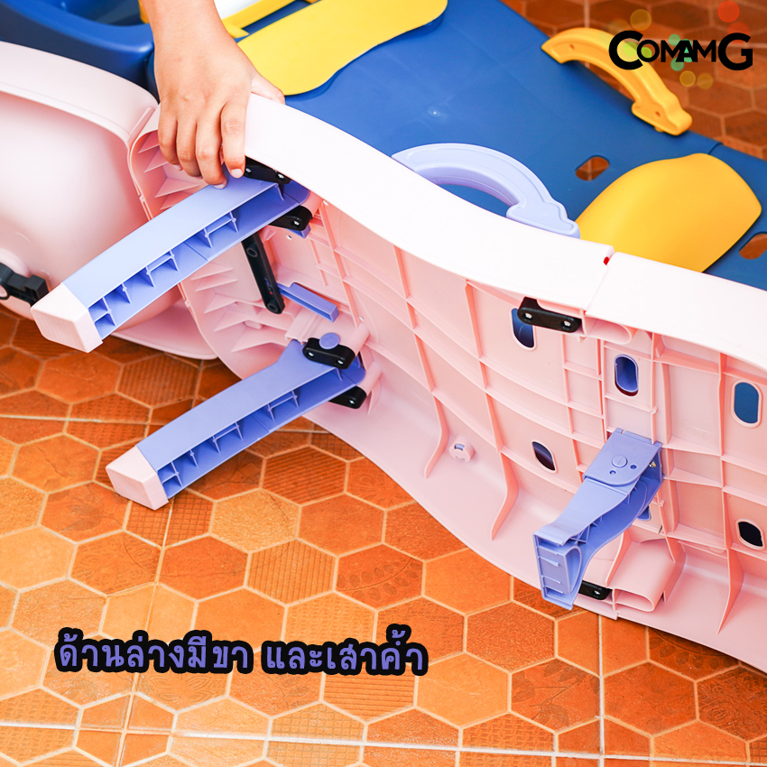 เตียงสระผมเด็ก เตียงนอนสระผม เก้าอี้สระผม พับเก็บได้ Kids shampoo chair ธรรมดา-มีอ่างน้ำ พร้อมส่ง