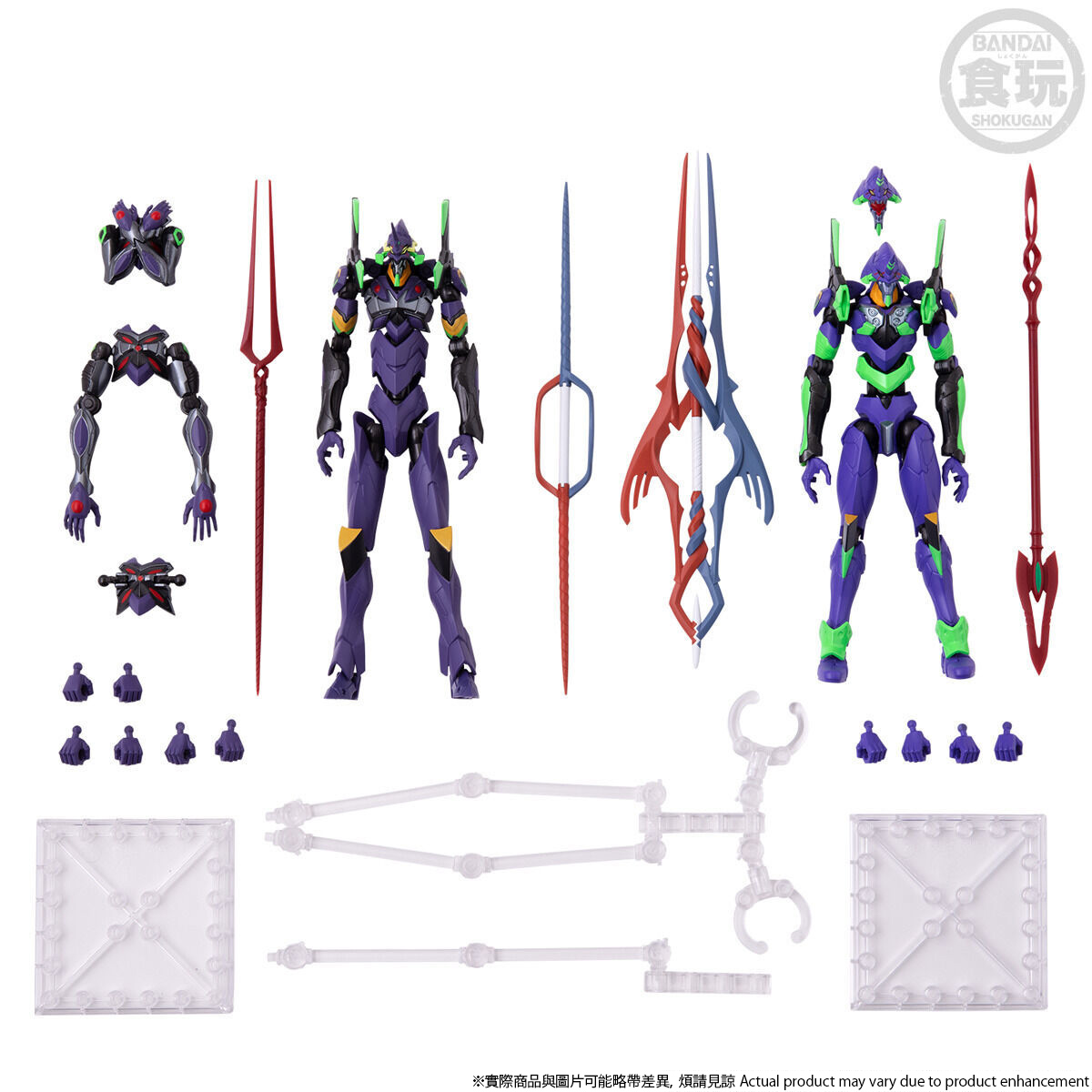 <Preorderปิดรับที่ 4คิว >เปิดรับPreorder มัดจำ 400 บาท P-bandai EVA-FRAME EVANGELION NEW THEATRICAL EDITION: UNIT 01 VS UNIT 13 SET W/O GUM