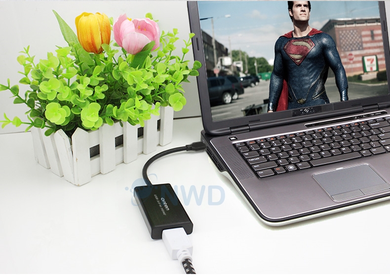 ตัวแปลงสัญญาณ OTN- 5201 (USB 3.0 to VGA)