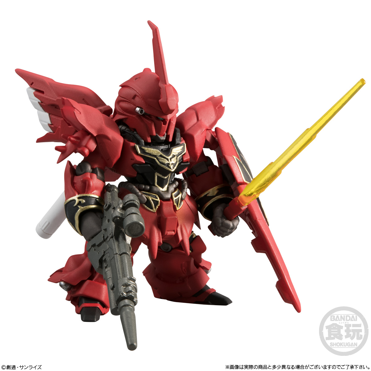 กันดั้ม Bandai Candy Toy FW Gundam Converge EX23 MSN-06S Sinanju [Full Weapon Set]