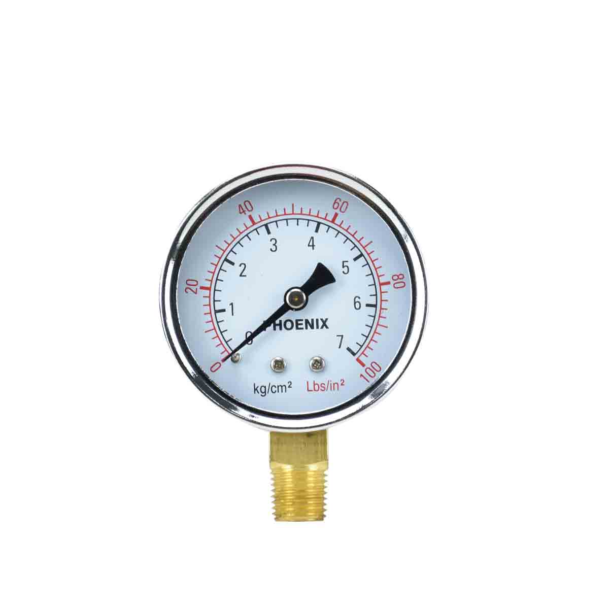 Phoenix เกจวัดความดัน 2.1/2" 7kg.