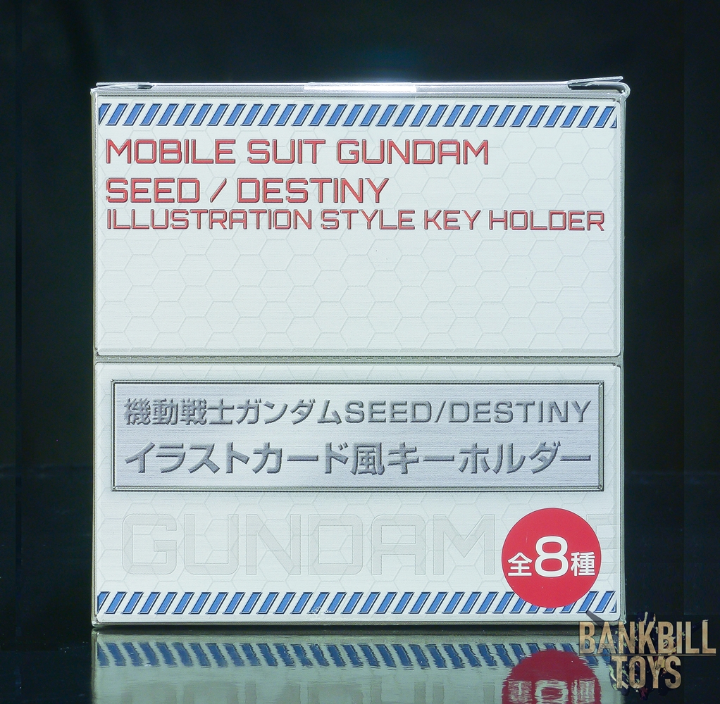 กันดั้ม Kadokawa Mobile Suit Gundam Seed/Destiny Illustration Style Key Holder Box [8 Packs]