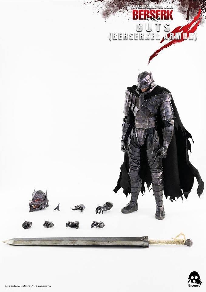 เปิดรับPreorder มัดจำ 2000 บาท threeZero X Berserk : Guts (Berserker Armor) 1/6 Scale Figure โมสำเร็จ *ที่ตาเมีไฟled ครับ **