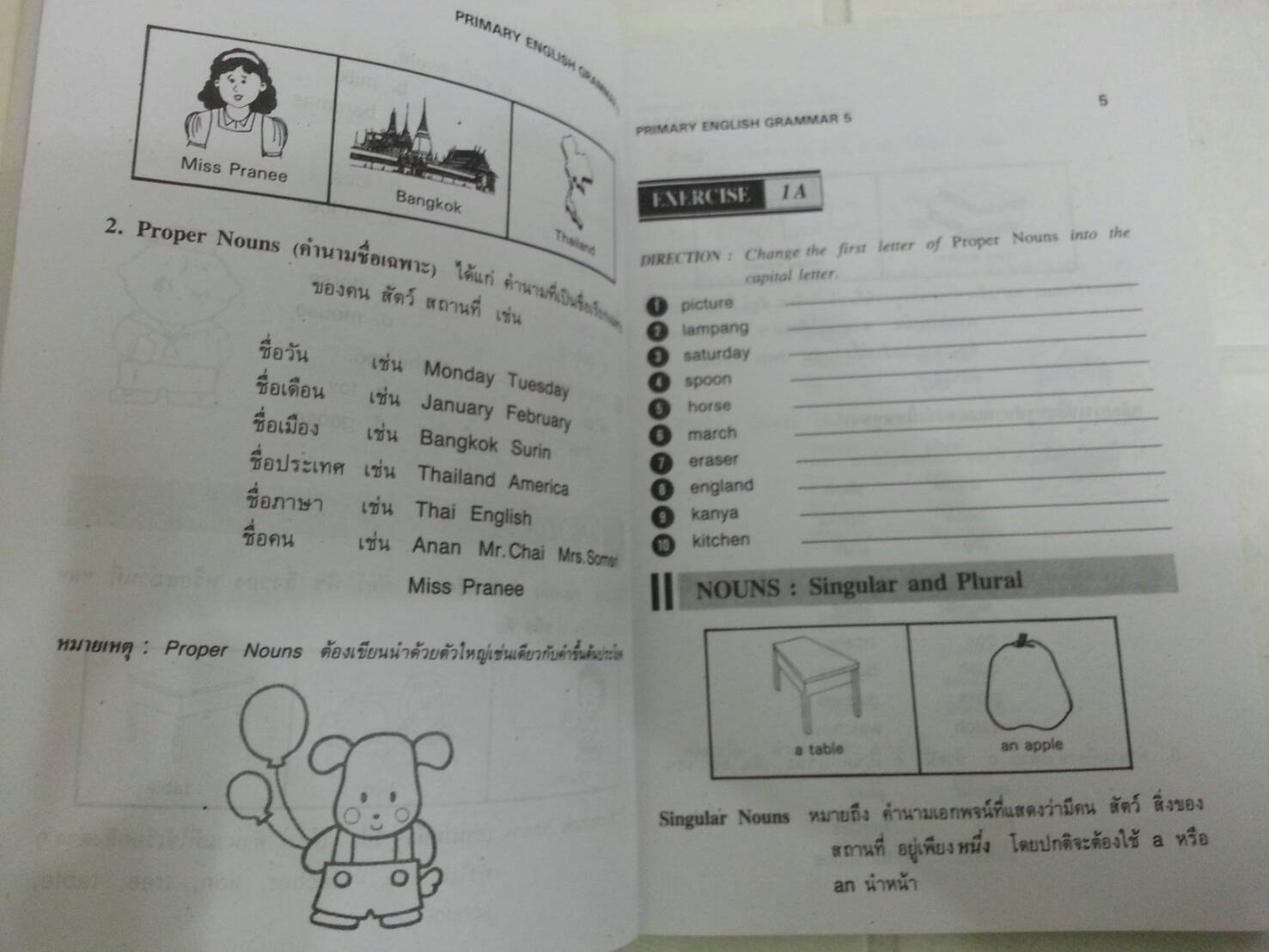 หนังสือ PRIMARY ENGLISH GRAMMAR Pratom 5 (ป.5) โดย วัจนา พิพัฒน์ทศพล และอมรรัตน์ แกมทอง สนพ.ศูนย์ส่งเสริมวิชาการ (ศสว)