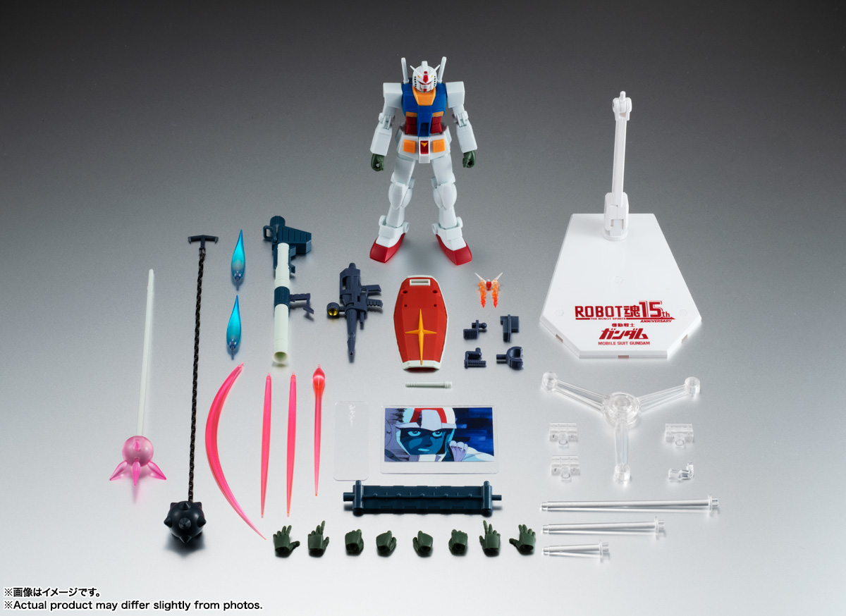 กันดั้ม Bandai Spirits The Robot Spirits <SIDE MS> R-312 RX-78-2 Gundam Ver. A.N.I.M.E. ~The Robot Spirits 15th Anniversary~