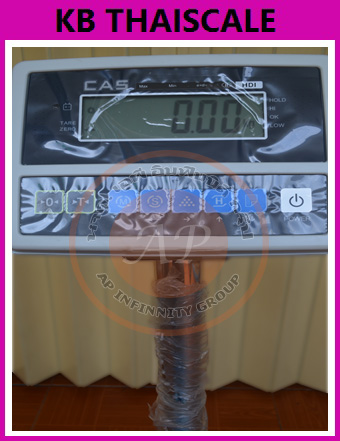 ตาชั่งดิจิตอล เครื่องชั่งดิจิตอล เครื่องชั่งตั้งพื้น 60kg ความละเอียด5g ยี่ห้อCAS รุ่น HDI-60K แท่นขนาด40x50cm.