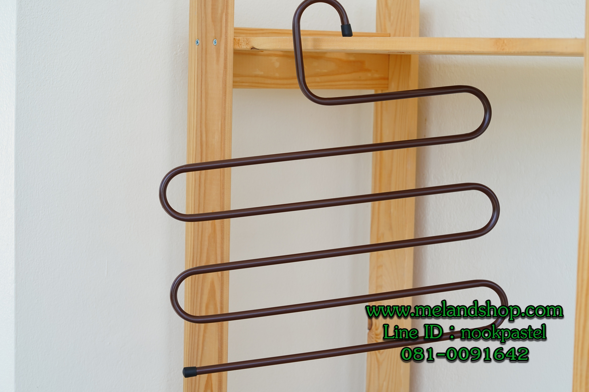 ไม้แขวนกางเกงสแตนเลส 5ชั้น