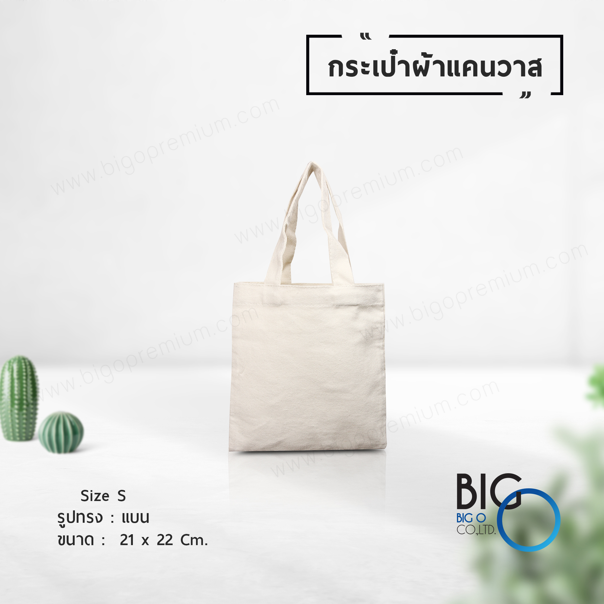 กระเป๋าผ้าแคนวาส Size S (Canvas Bag)