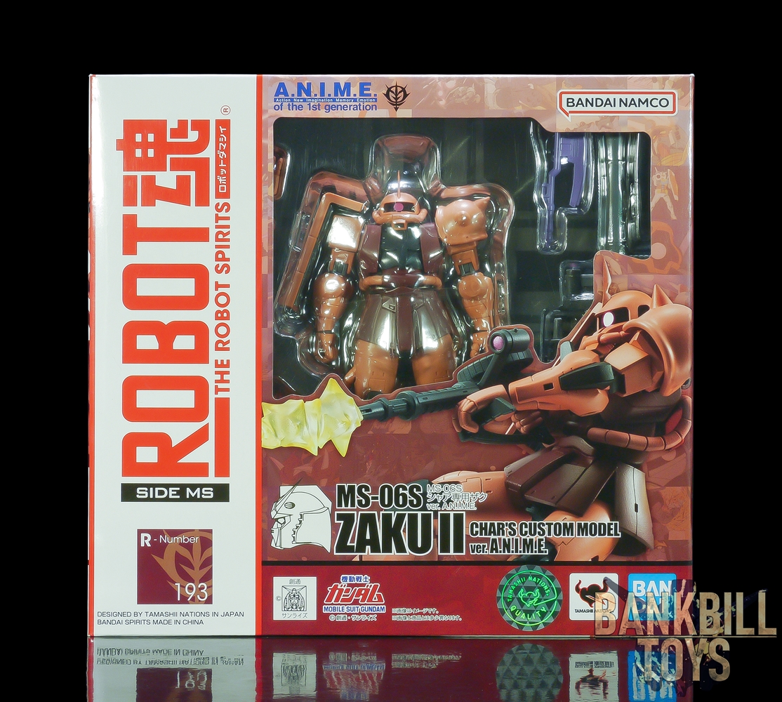 กันดั้ม Bandai Spirits The Robot Spirits <SIDE MS> R-193 MS-06S Zaku II [Char Aznable's Custom] Ver. A.N.I.M.E.