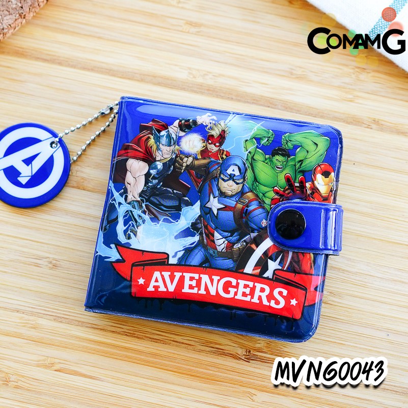 กระเป๋าสตางค์เด็กผู้ชาย ลิขสิทธิ์แท้ แบบ2พับ หนังเงา