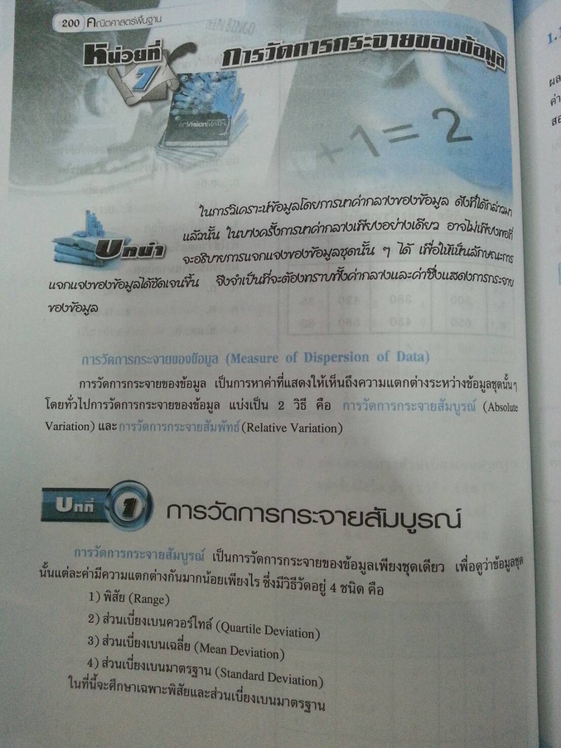 คณิตศาสตร์พื้นฐาน (Basic Mathematics, JW) สนพ.จิตรวัฒน์ โดย รศ.ดร.มนัส ประสงค์ และ อ.นันทา เศรษฐปราโมทย์