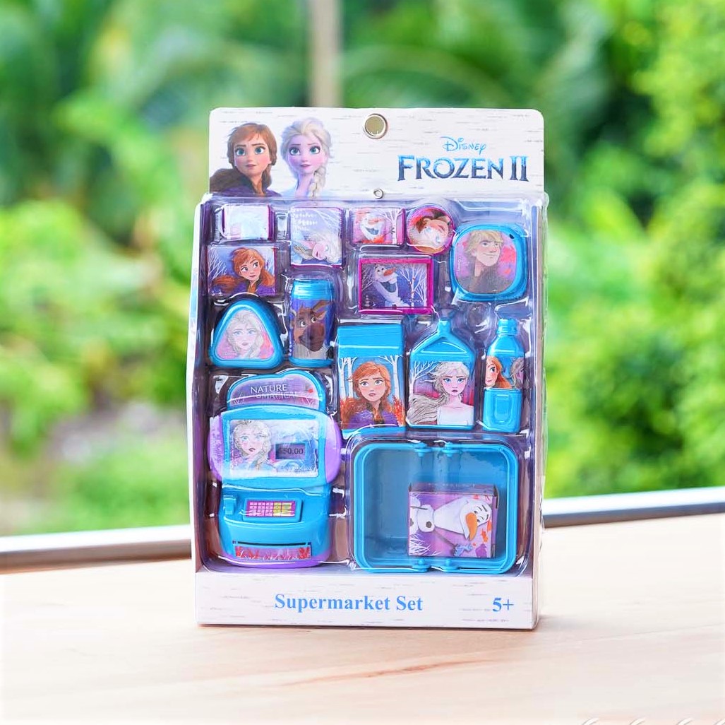 ของเล่นขายของ พร้อมเครื่องคิดเงิน เอลซ่า&อันนา Frozen2