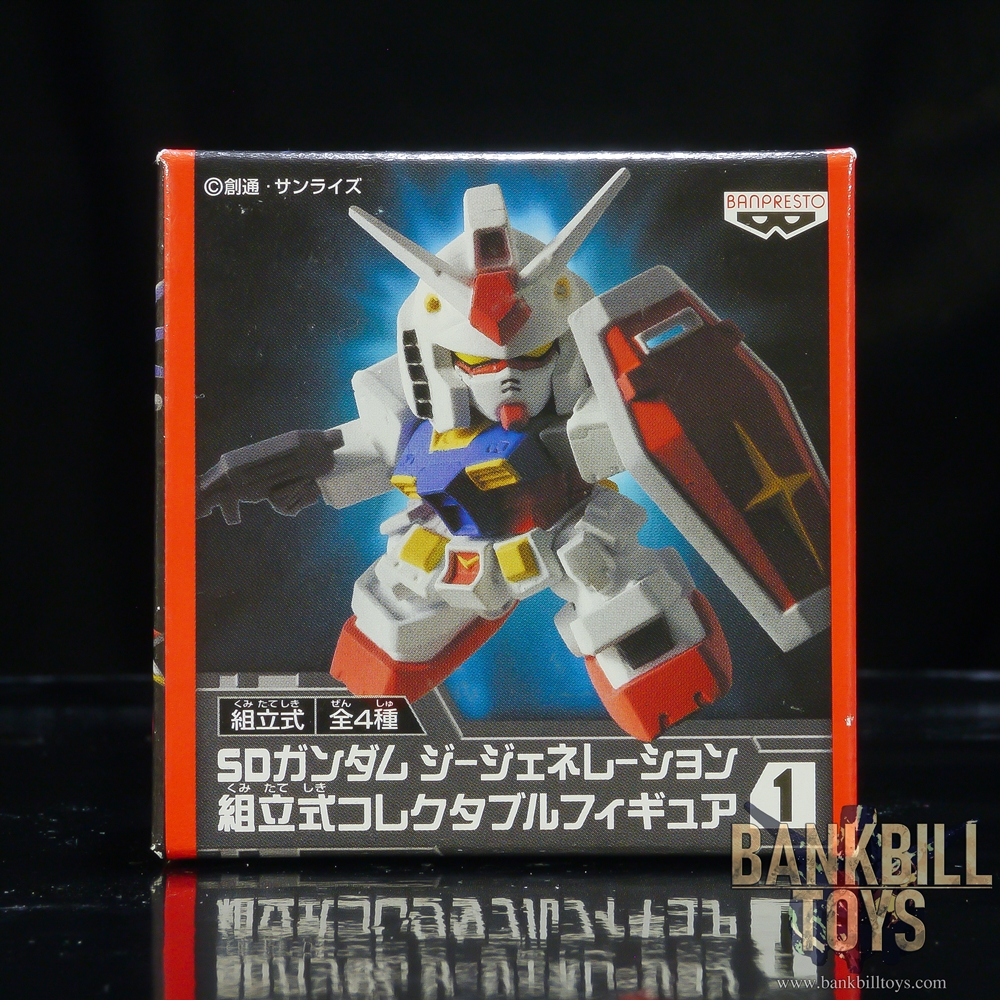กันดั้ม Banpresto SD Gundam G Generation Assembly Type Collectible Figure 1 No.01 RX-78-2 Gundam