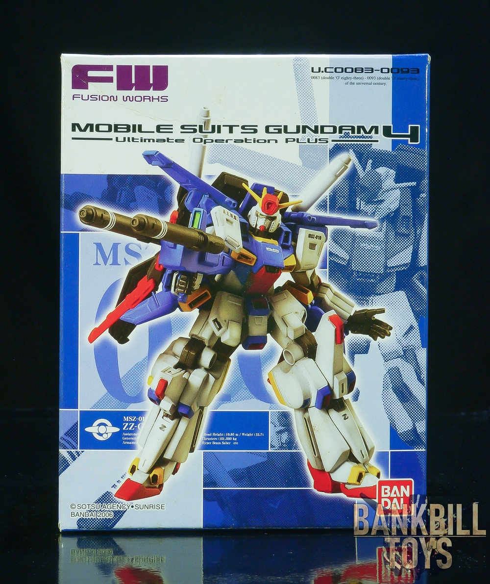 กันดั้ม Bandai Candy Toy FW Mobile Suit Gundam Ultimate Operation Plus 4 MSZ-010 ΖΖ Gundam [Box]