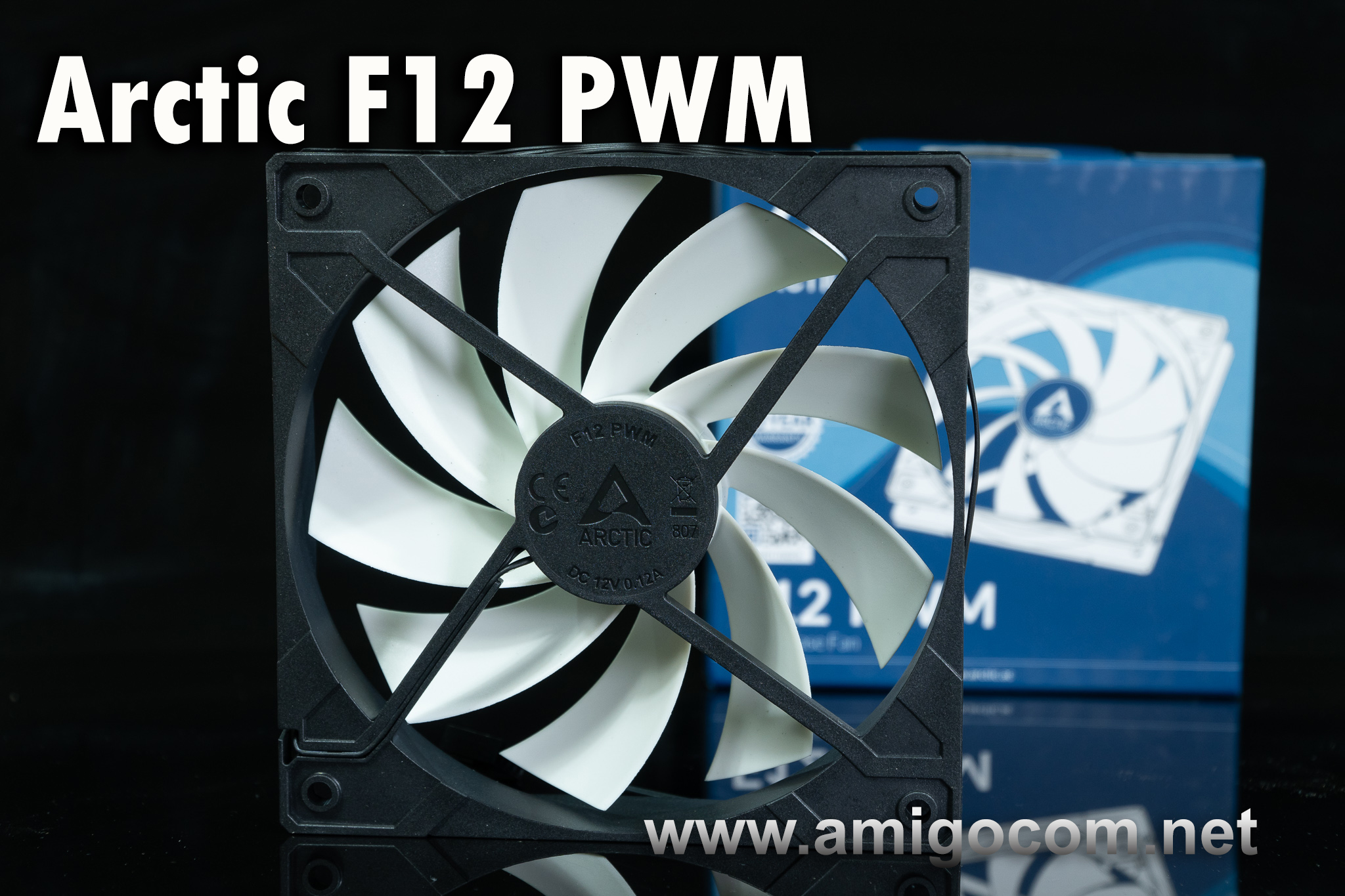 พัดลมArctic F12 PWM ขนาด 12CM