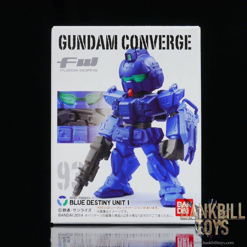 กันดั้ม Bandai Candy Toy FW Gundam Converge 15 No.93 RX-79BD-1 Blue Destiny Unit 1