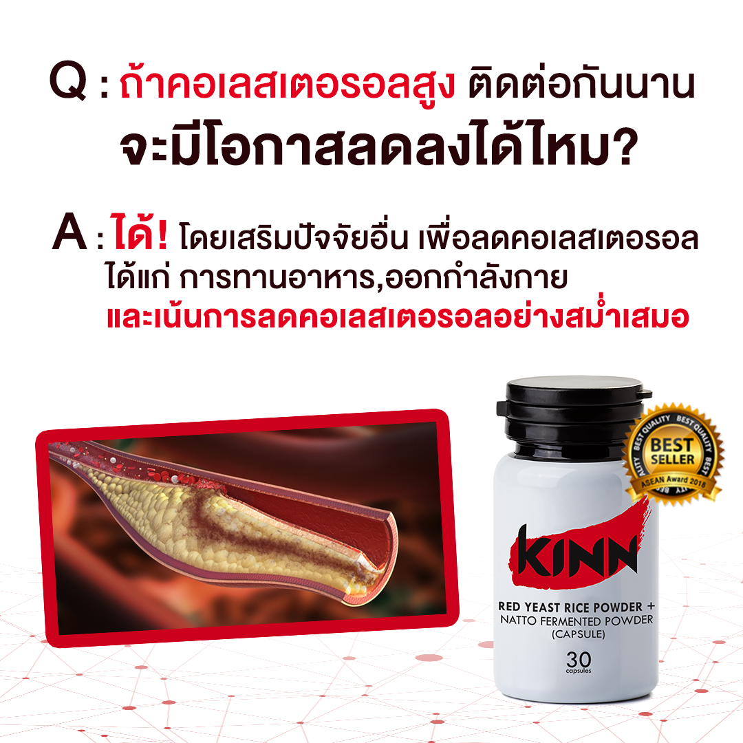 คินน์ นัตโตะ ลดคอเลสเตอรอล