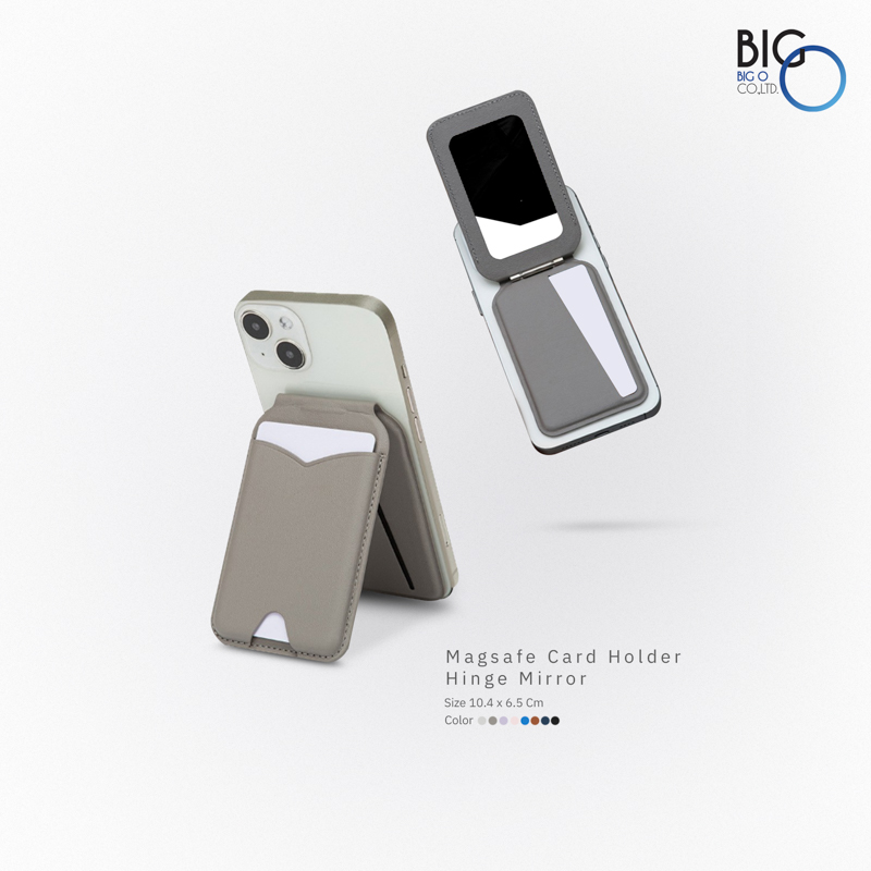 ขาตั้งอุปกรณ์ไอทีพรีเมี่ยม แบบหนัง PU ซองใส่บัตร SMART GRIP