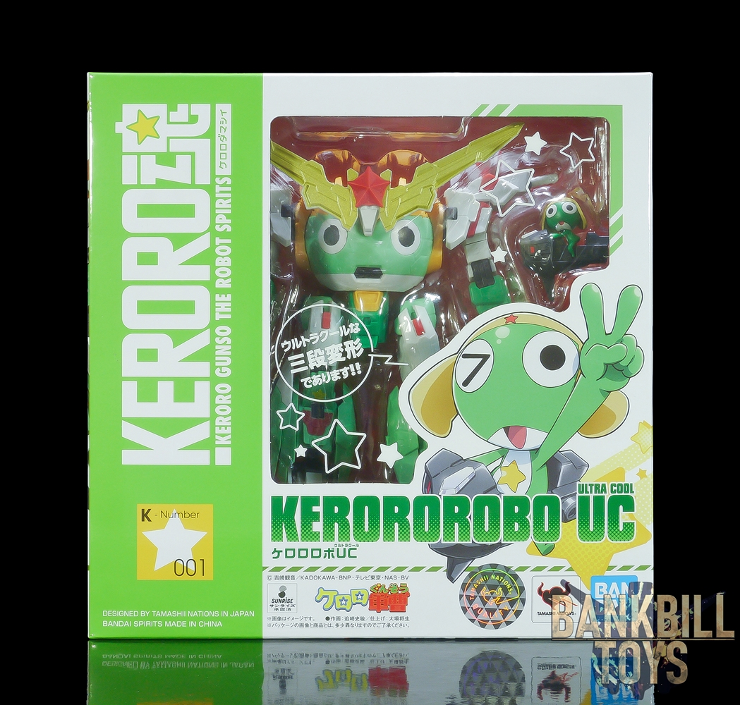 เคโรโระ Keroro Bandai Spirits Keroro Spirits Keroro Gunso The Robot Spirits K-001 Keroro Robo UC [First Press Purchase Bonus Keroro Sergeant Figure]