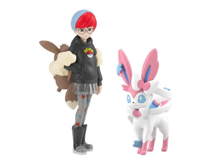 <Preorderภึง 4/7/2024>เปิดรับPreorder มัดจำ 200บาท POKÉMON SCALE WORLD PALDEA REGION PENNY & SYLVEON W/O GUM