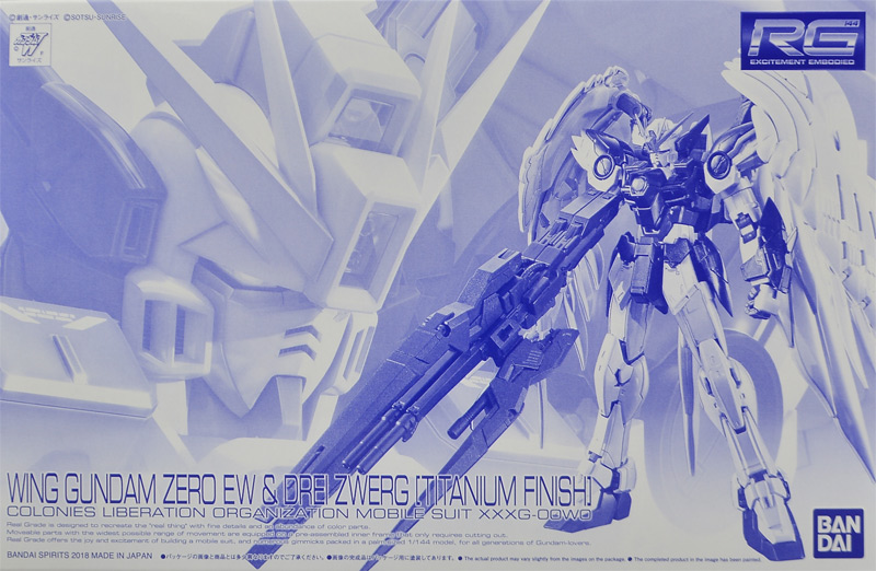 RG GUNDAM WING ZERO EW (TITANIUM FINISH)