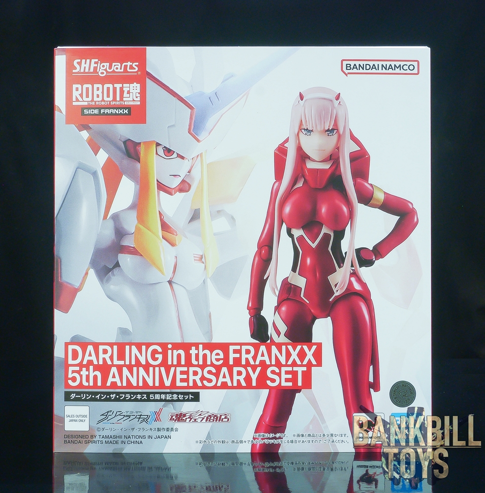 ดาร์ลิงอินเดอะแฟร๊งซ์ Darling in the Franxx Bandai Spirits Premium Bandai Tamashii Web Shop Limited S.H.Figuarts × The Robot Spirits Darling in the Franxx 5th Anniversary Set