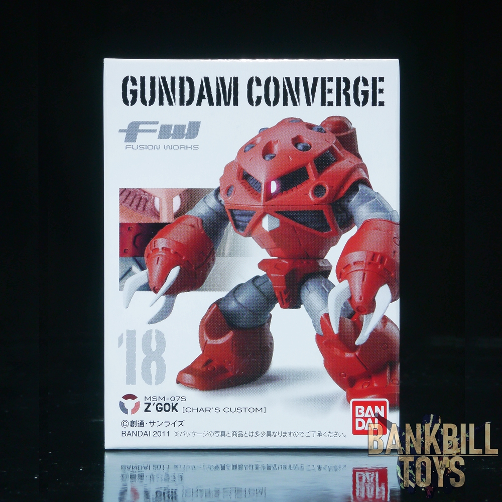 กันดั้ม Bandai Candy Toy FW Gundam Converge 3 No.18 MSM-07S Z'Gok [Char's Custom]
