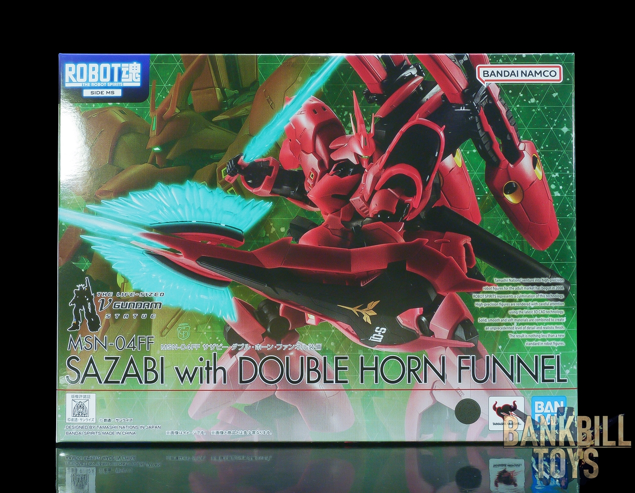กันดั้ม Bandai Spirits Gundam Side-F Fukuoka & Premium Bandai Tamashii Web Shop Limited The Robot Spirits <SIDE MS> R-SP MSN-04FF Sazabi with Double Horn Funnel