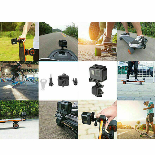 Telesin GoPro Surfskate Skateboard Stand Mount Holder Clip สำหรับ GoPro, Action Camera ล็อคแน่น ติดตั้งง่าย ได้มุมมองใหม