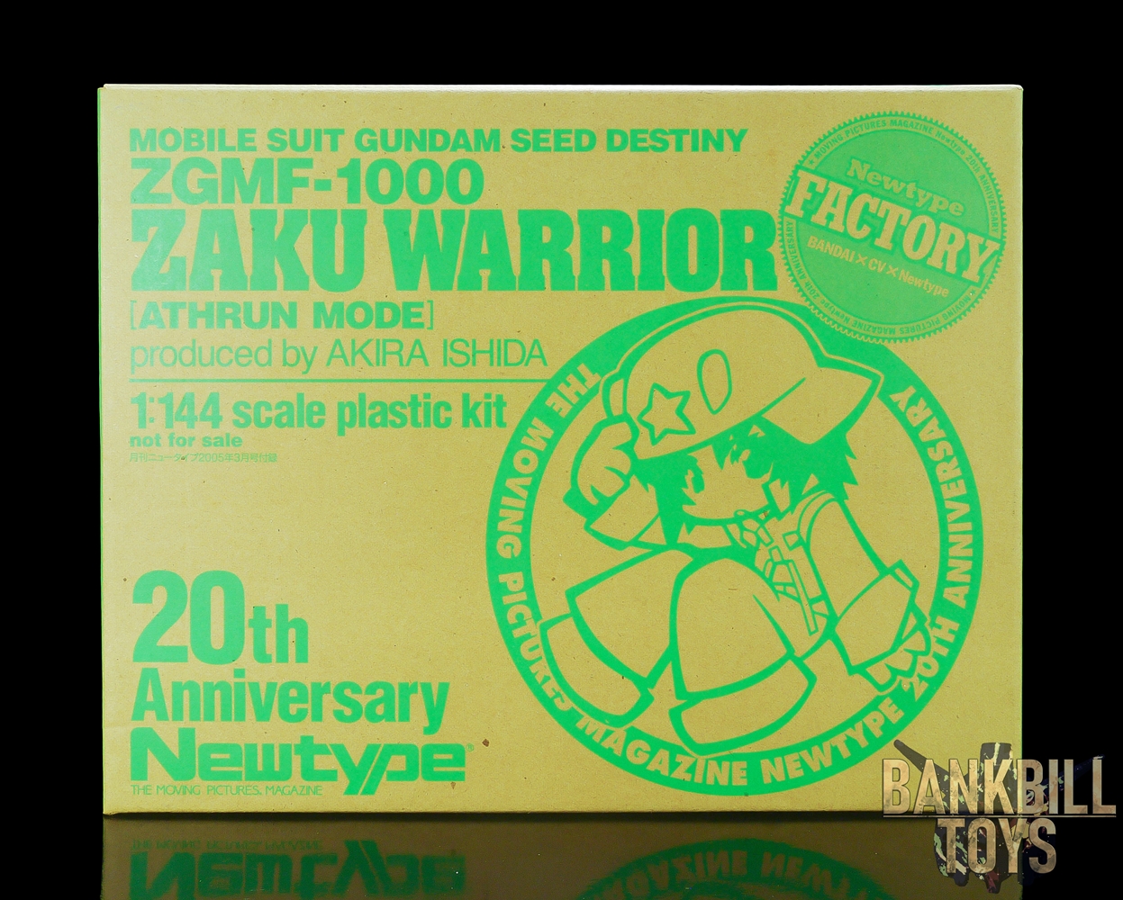 กันดั้ม Bandai Gunpla Kadokawa Shoten Monthly New Type 20th Anniversary Mobile Suit Gundam Seed Destiny Produced by Kenichi Suzumura NG 1/144 ZGMF-1000 ZAKU Warrior [Athrun Mode]