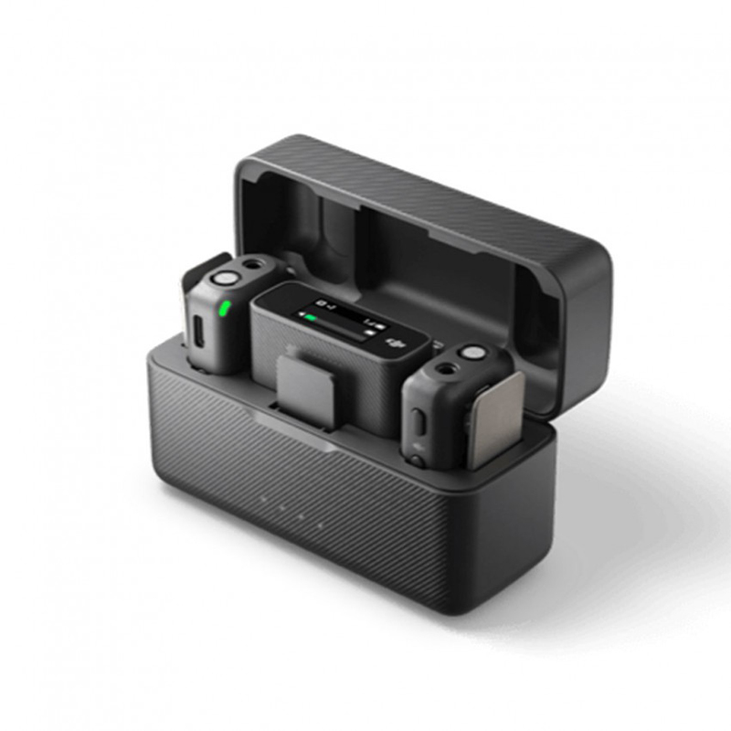DJI Mic Wireless Microphone Charging Case ไมโครโฟนไร้สาย ใช้ได้กับกล้อง มือถือ คอมพิวเตอร์ ประกันศูนย์ไทย By Aquapro