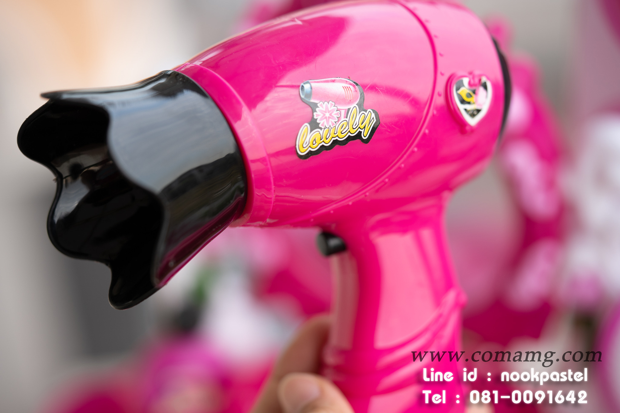 โต๊ะแต่งตัว สีชมพู (มีไฟ+มีเสียง)