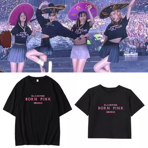 เสื้อยืด BLACKPINK : คอนเสิร์ต BORN PINK World Tour : Mexico
