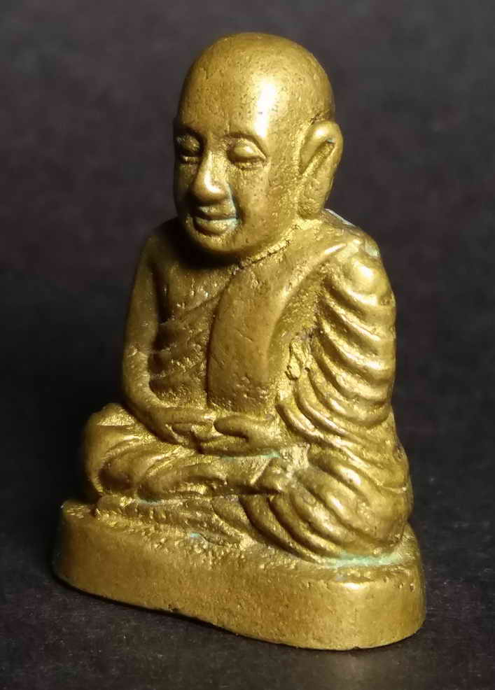 รหัสสินค้า พระกริ่ง พระหล่อ 013 รูปหล่อหลวงพ่อเงิน วัดบางคลาน เนื้อทองผสม ออกวัดดานน้อย จังหวัดพิจิตร