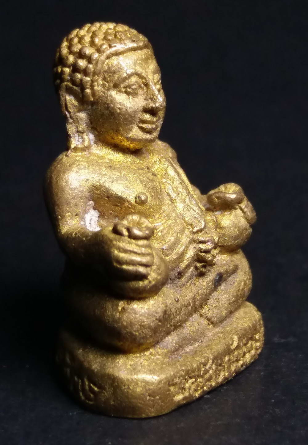 รหัสสินค้า พระกริ่ง พระหล่อ 113 รูปหล่อพระสังกัจจายน์ วัดศรีมงคล จังหวัดพิจิตร เนื้อทองผสม หล่อตัน