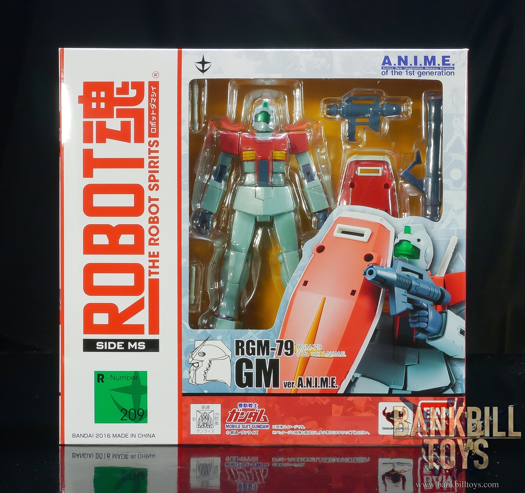 กันดั้ม Bandai The Robot Spirits <SIDE MS> R-209 RGM-79 GM Ver. A.N.I.M.E.